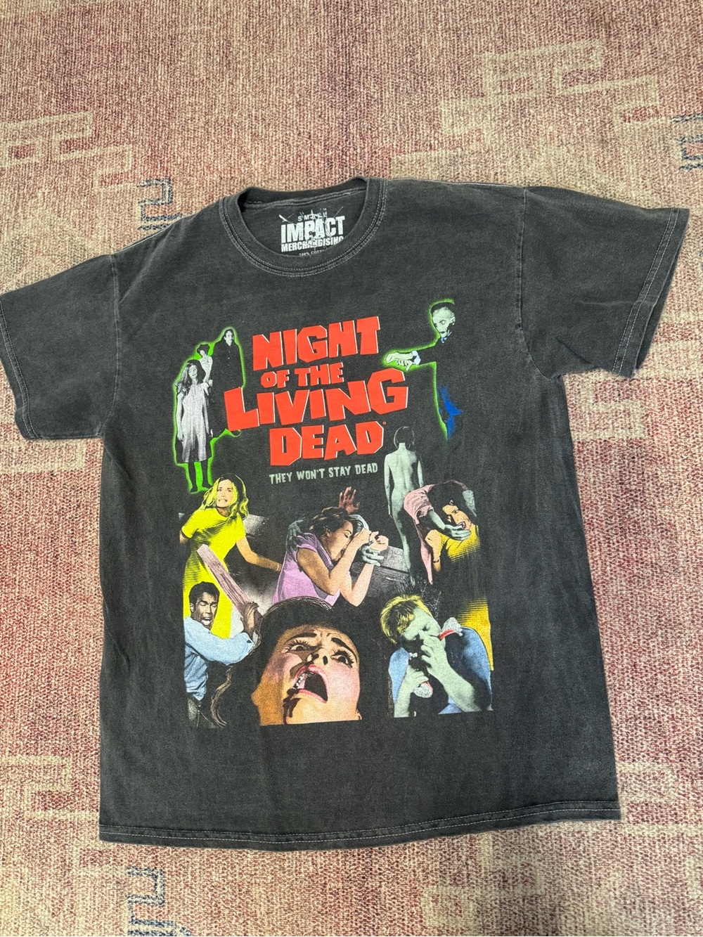 Night of the living dead retro impact tee #horrortee #classichorror sm unisex